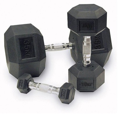 Набор гантелей BODY SOLID SDRS550 10 пар: от 2,25 до 22,5 кг